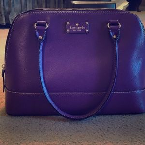 Purple kate spade purse